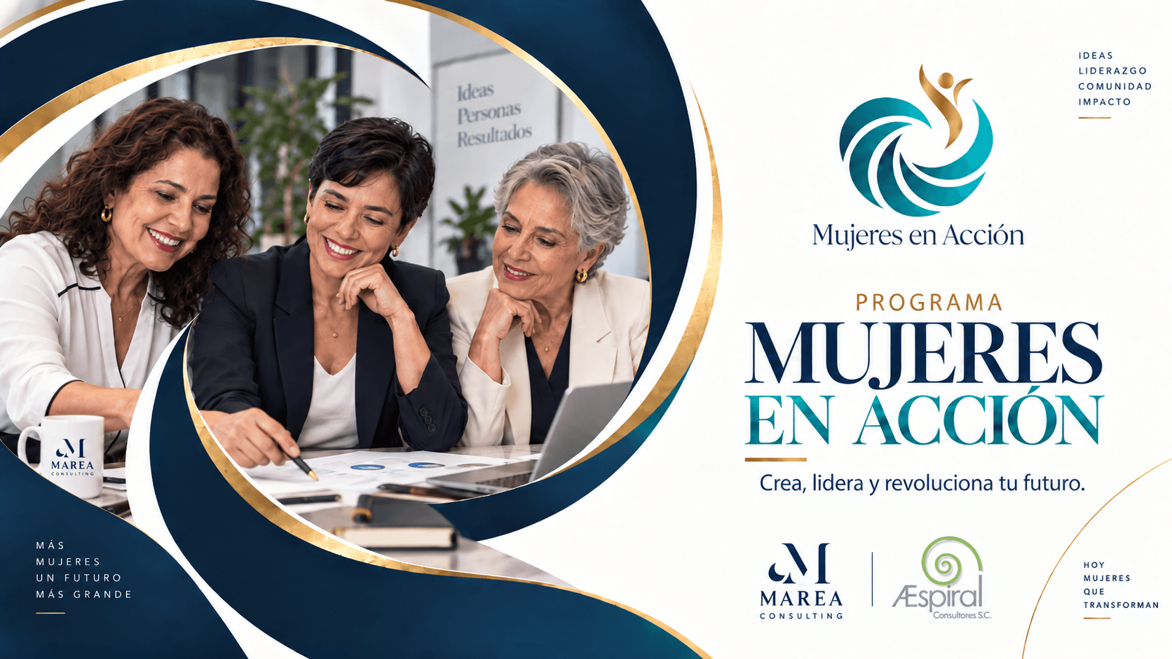 Programa Mujeres en Acción — desarrollo de liderazgo femenino