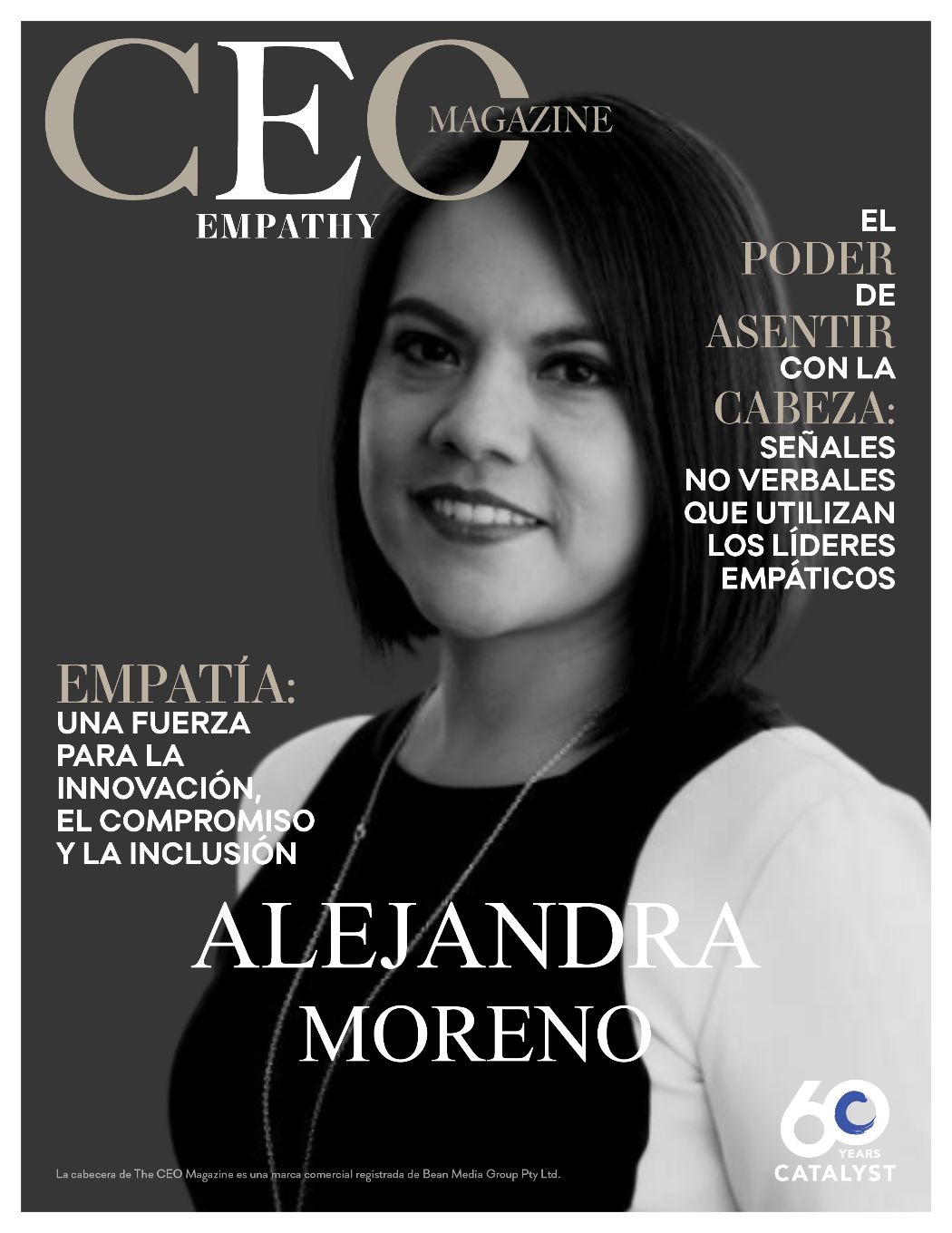 Alejandra L. Moreno Maya en portada de CEO Magazine — consultora DEI y liderazgo inclusivo, MAREA Consulting